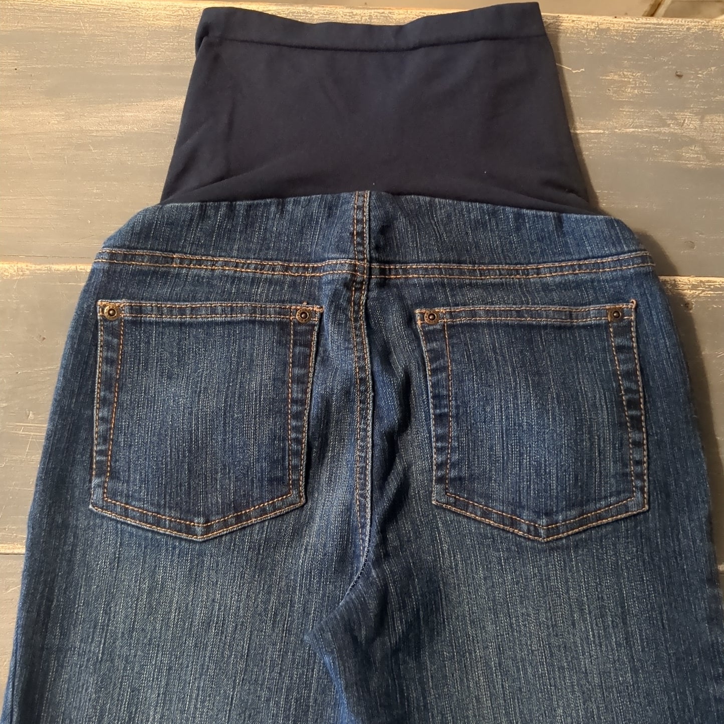 Full panel 27" bootcut jeans, Dark wash