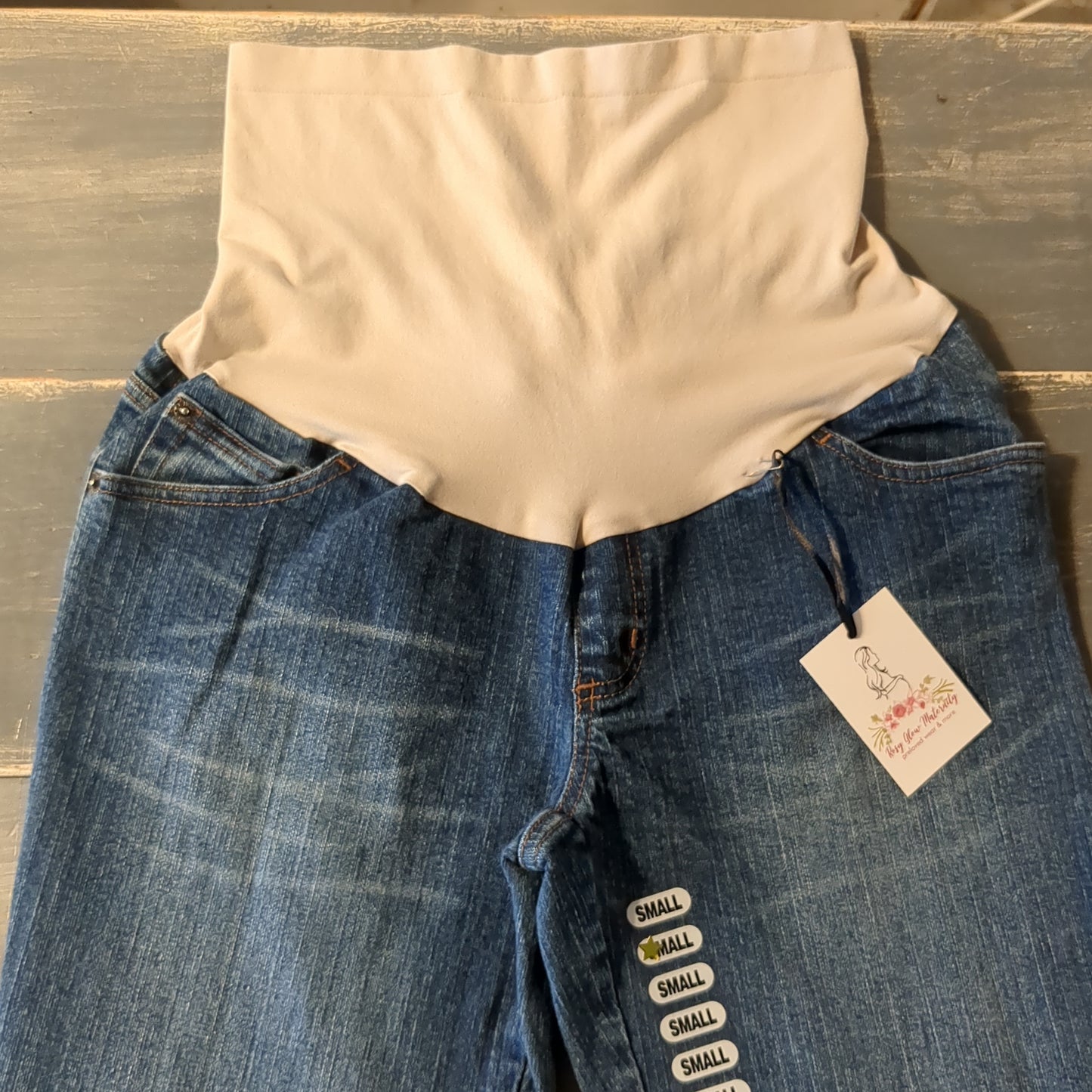 Full panel 26" bootcut jeans, Medium wash