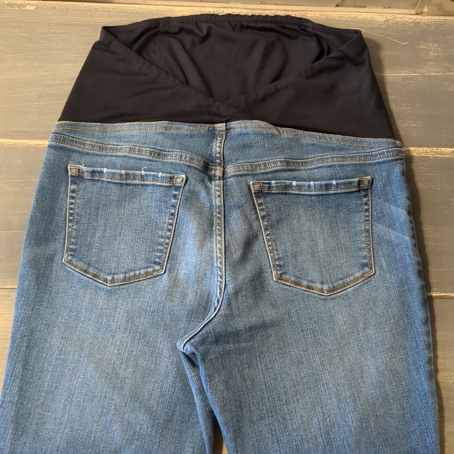Convertible panel 24" skinny jeans, Medium wash
