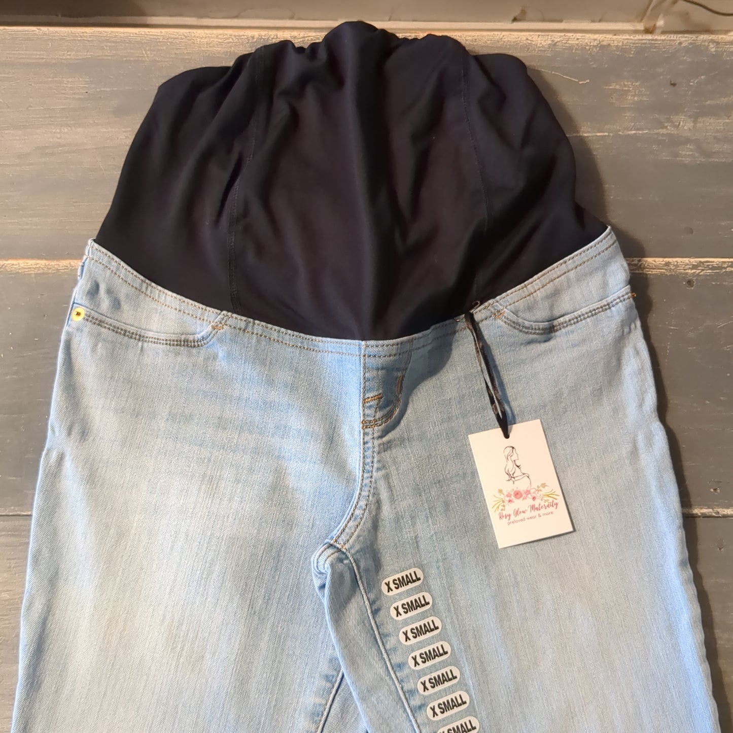 Convertible panel 27" skinny jeans, Multi Wash