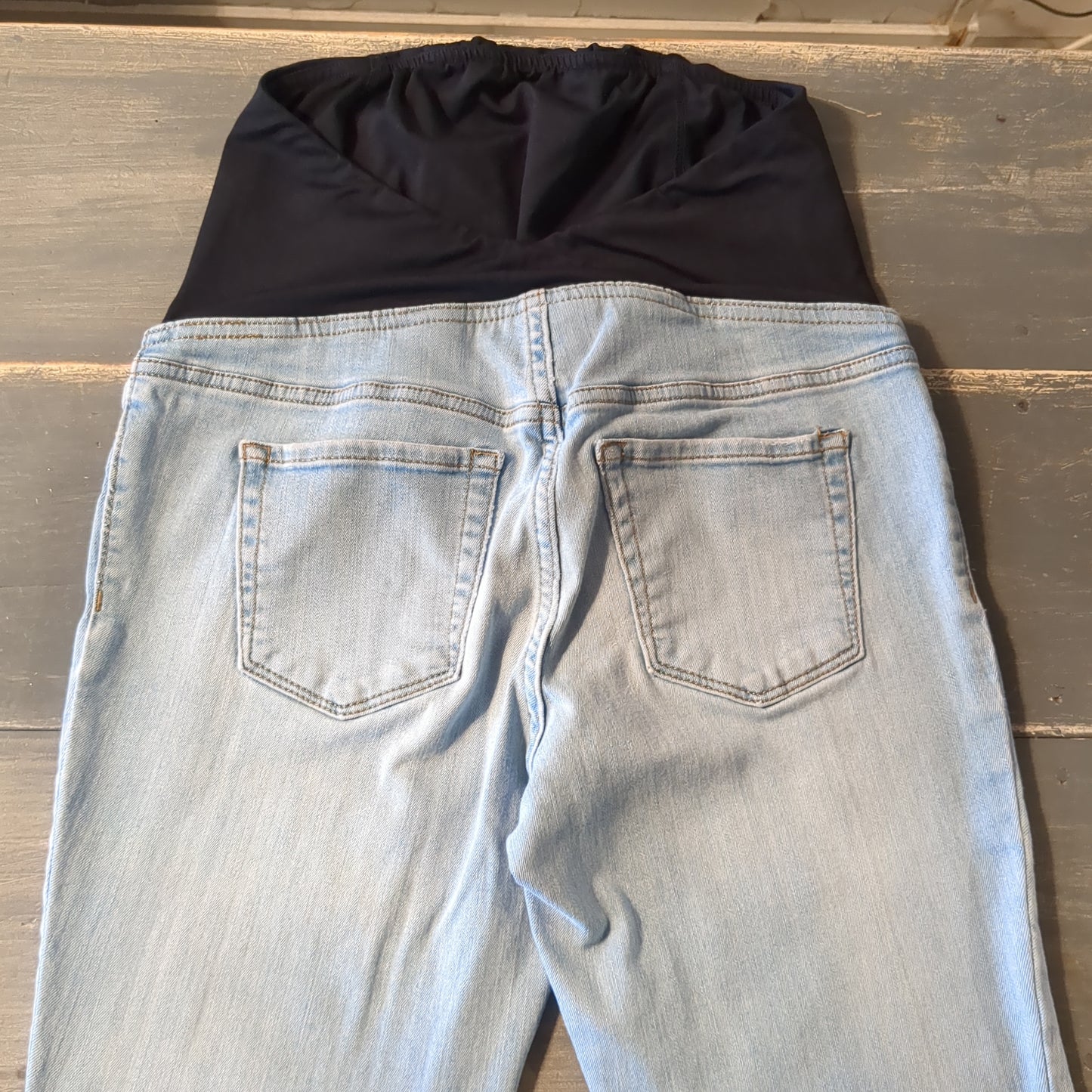Convertible panel 27" skinny jeans, Multi Wash