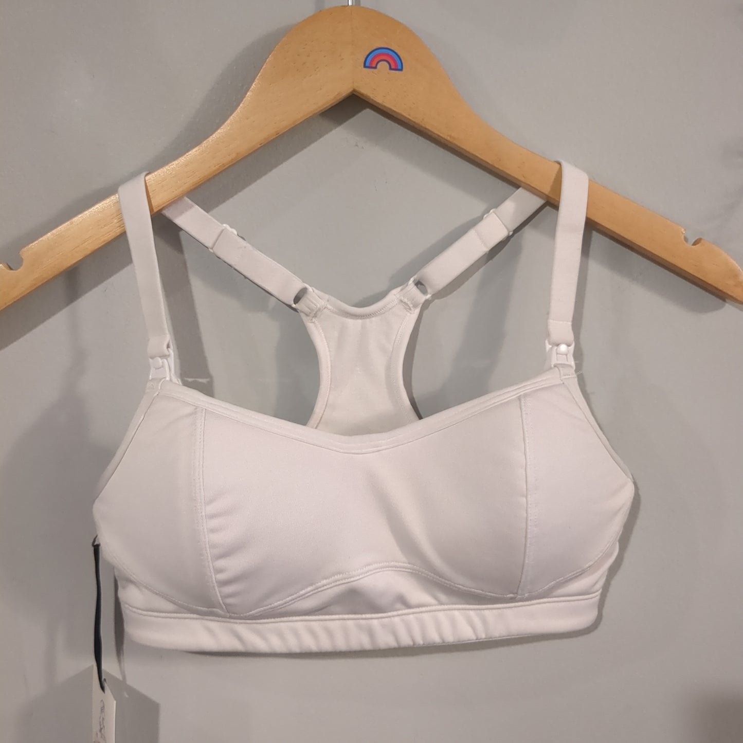 Clasp strap active racerback nursing bra, Multi