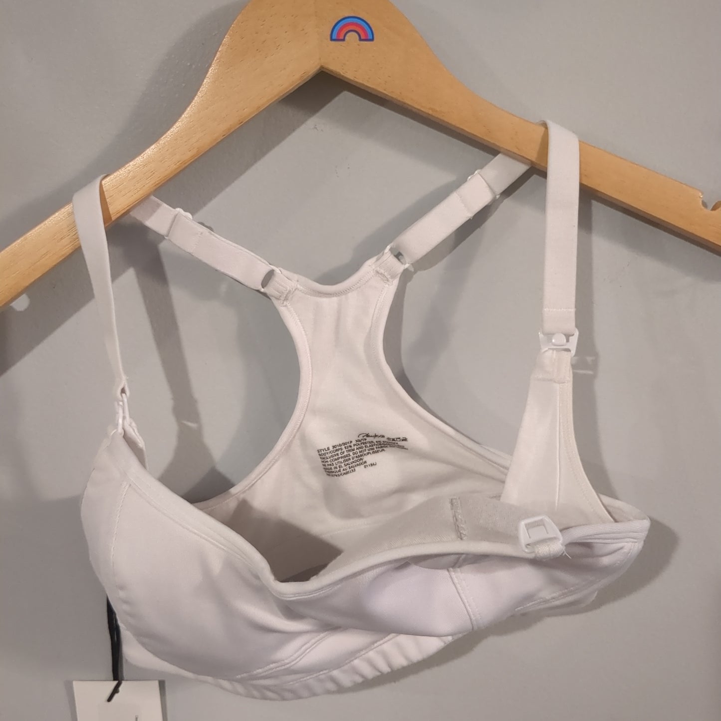 Clasp strap active racerback nursing bra, Multi
