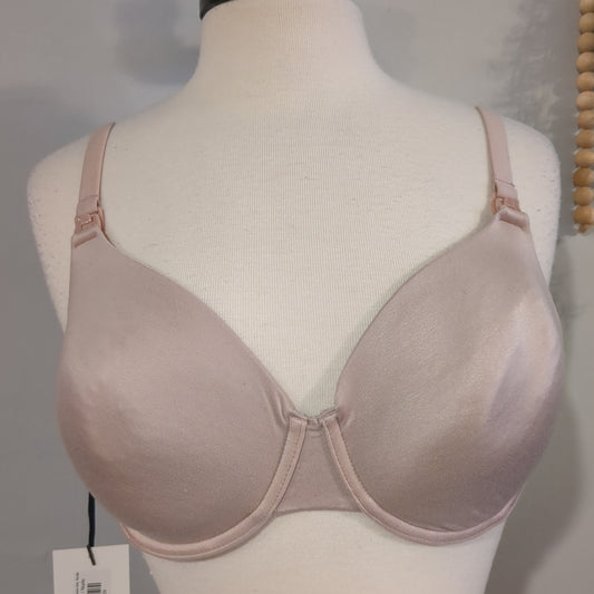Clasp strap nursing underwire bra, Light Pink
