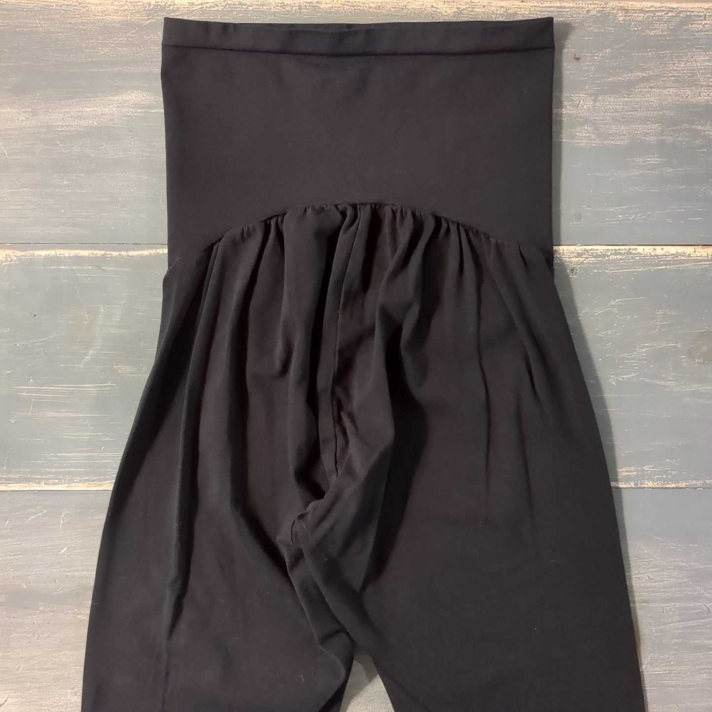 Basic full panel 22" cropped leggings, Black