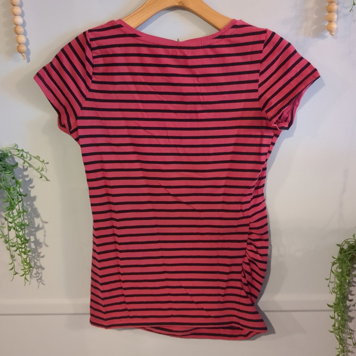 Essential fitted v-neck SS tee, Multi
