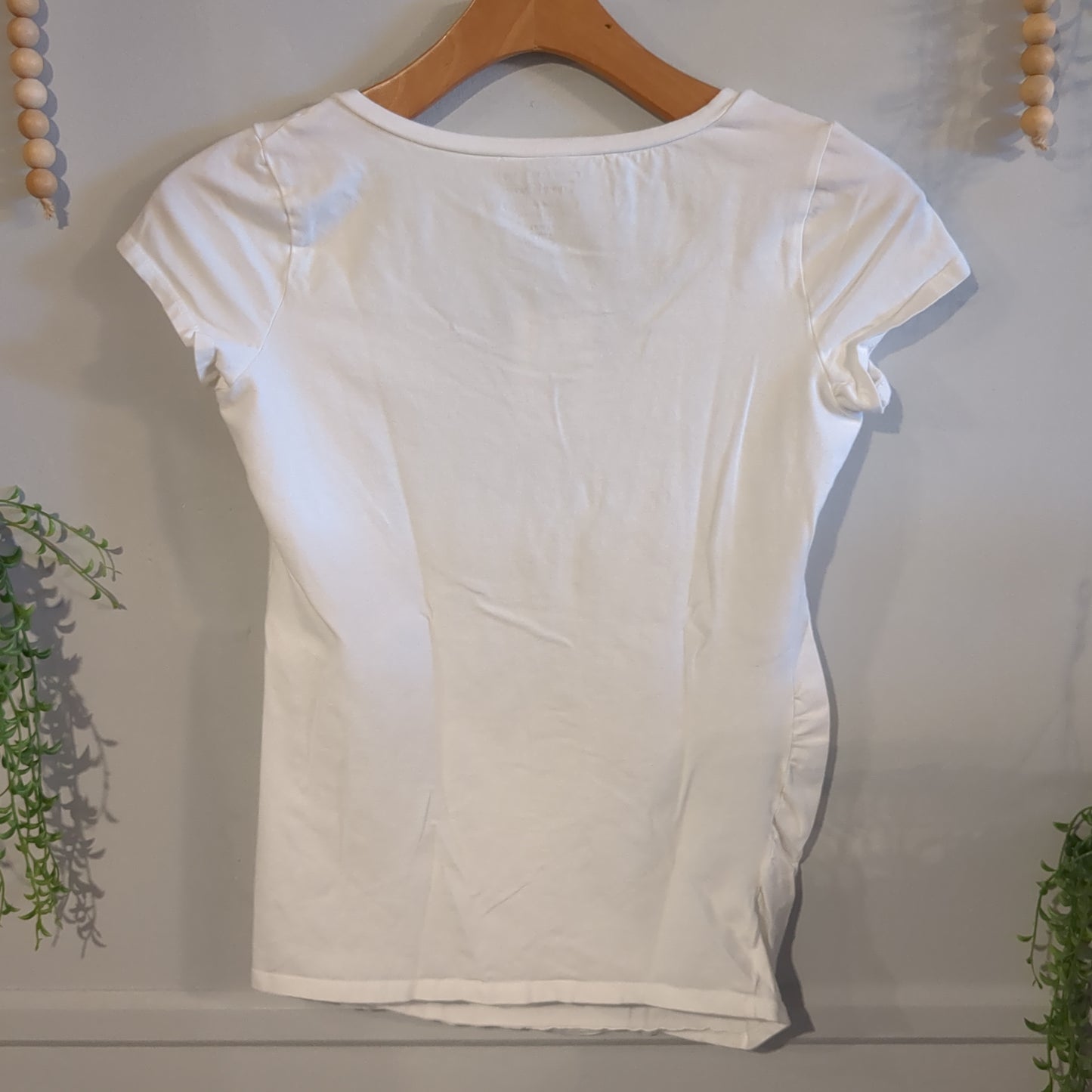Essential fitted v-neck SS tee, Multi