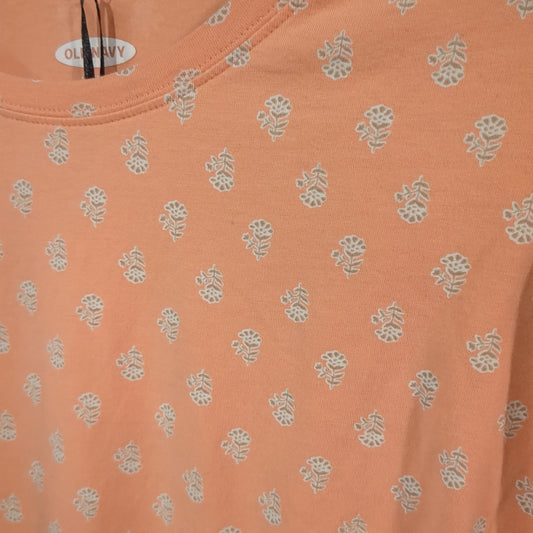 Essential fitted double scoop neck SS tee, Multi