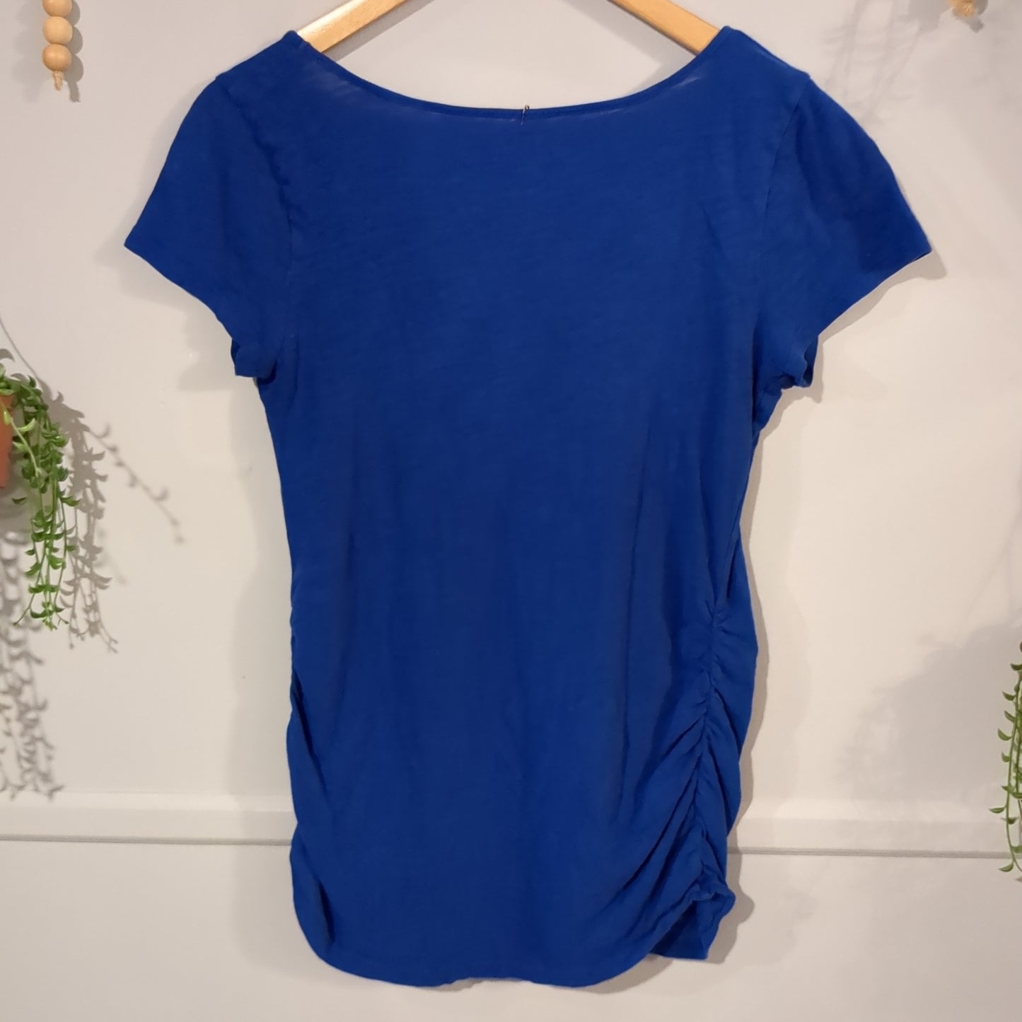 Vintage stye fitted scoop neck SS tee, Multi