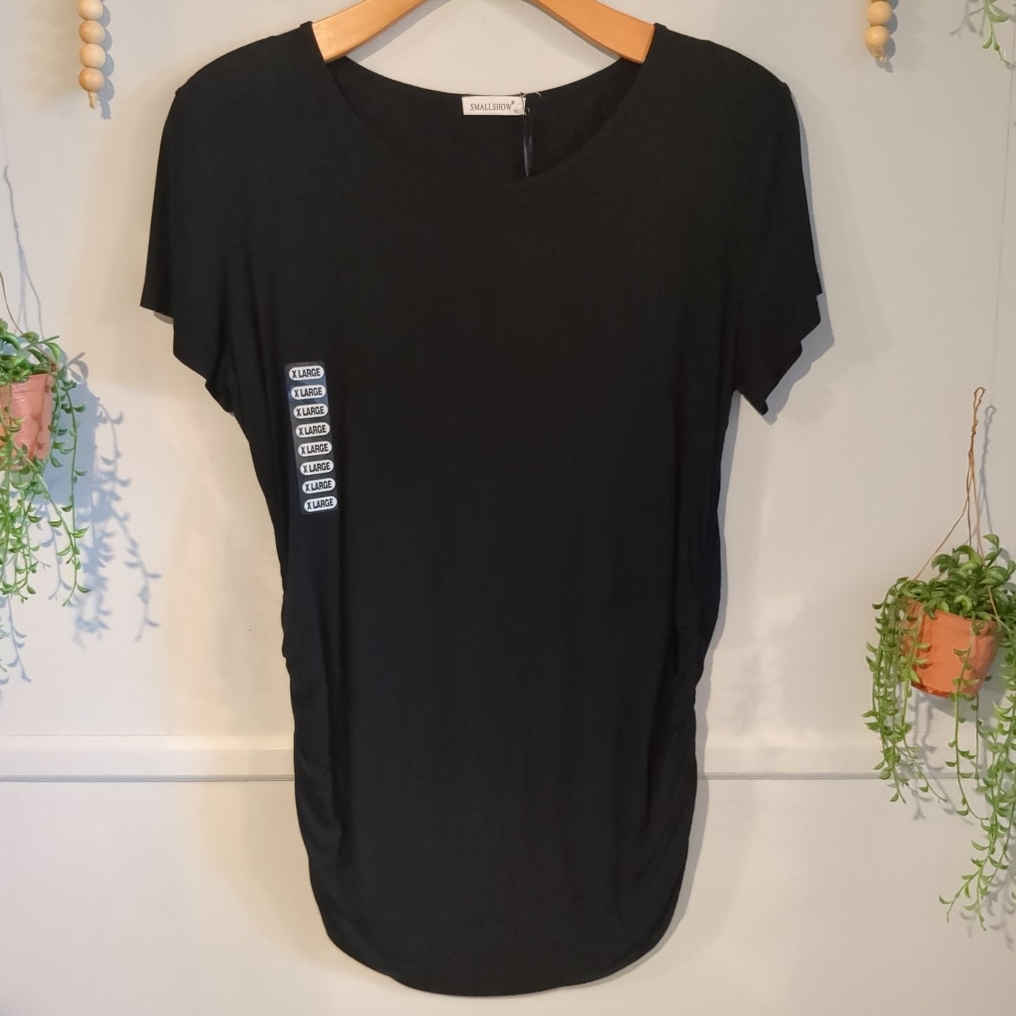 Essential fitted round neck SS tee, Multi