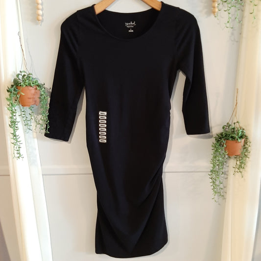 Fitted 3/4 midi dress, Multi