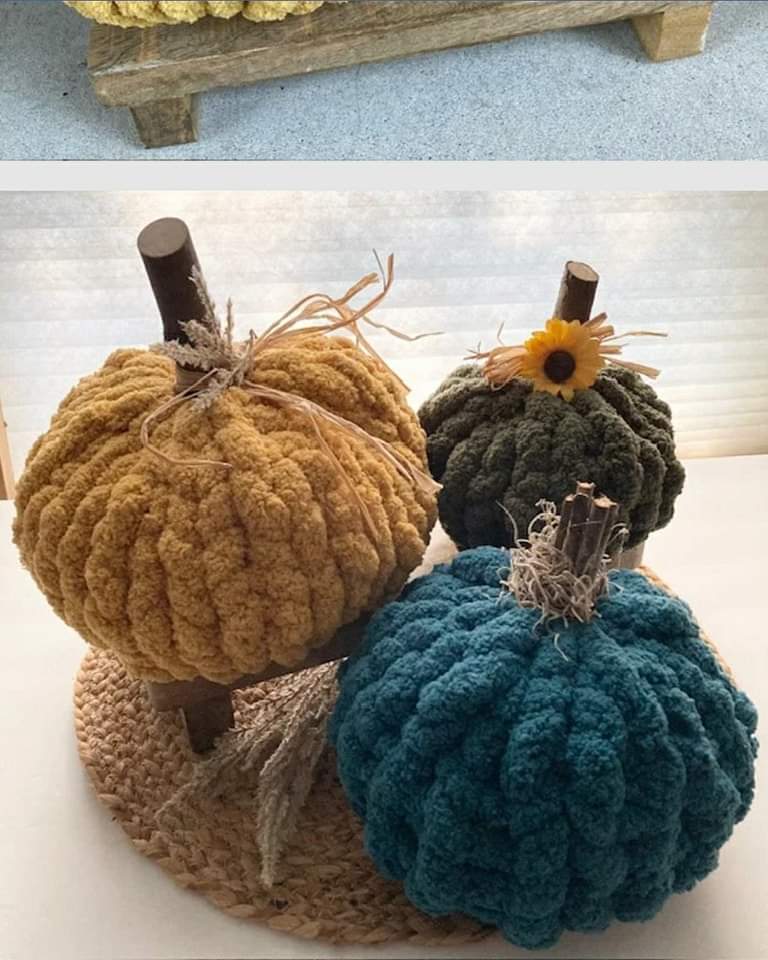 Chunky Knit Pumpkin DIY Workshop - Make & Take!