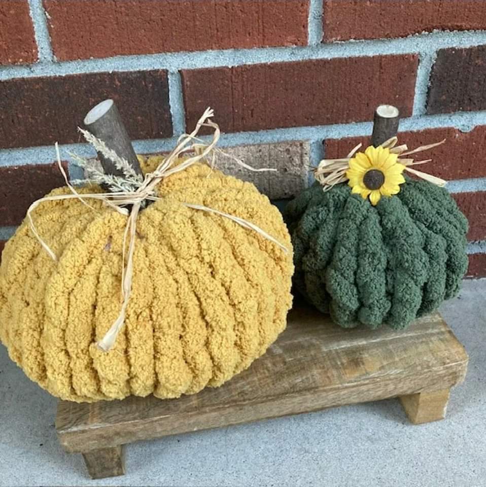 Chunky Knit Pumpkin DIY Workshop - Make & Take!