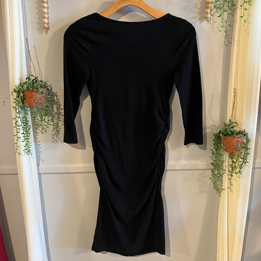 Fitted 3/4 midi dress, Multi