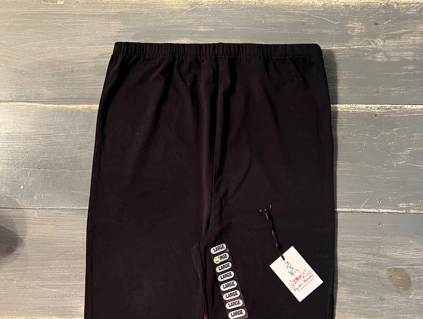 Seamless full panel 24" leggings, Black