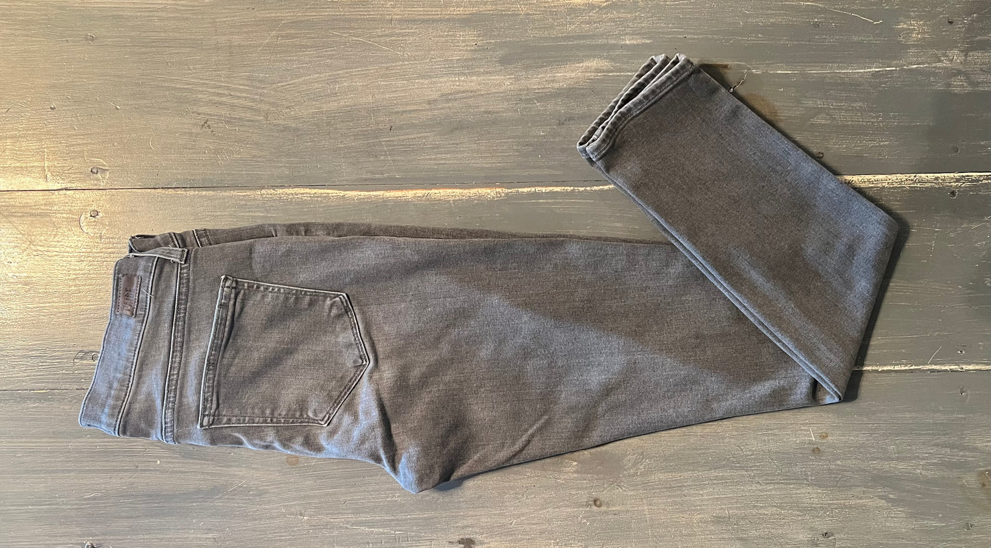 Side panel 29" skinny jeans, Washed grey