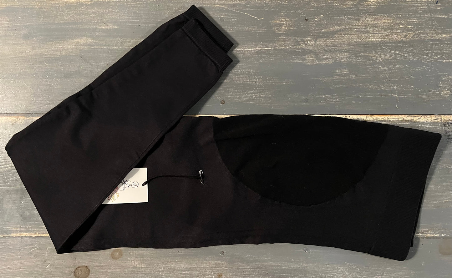 Compression full panel 21" cropped leggings, Black