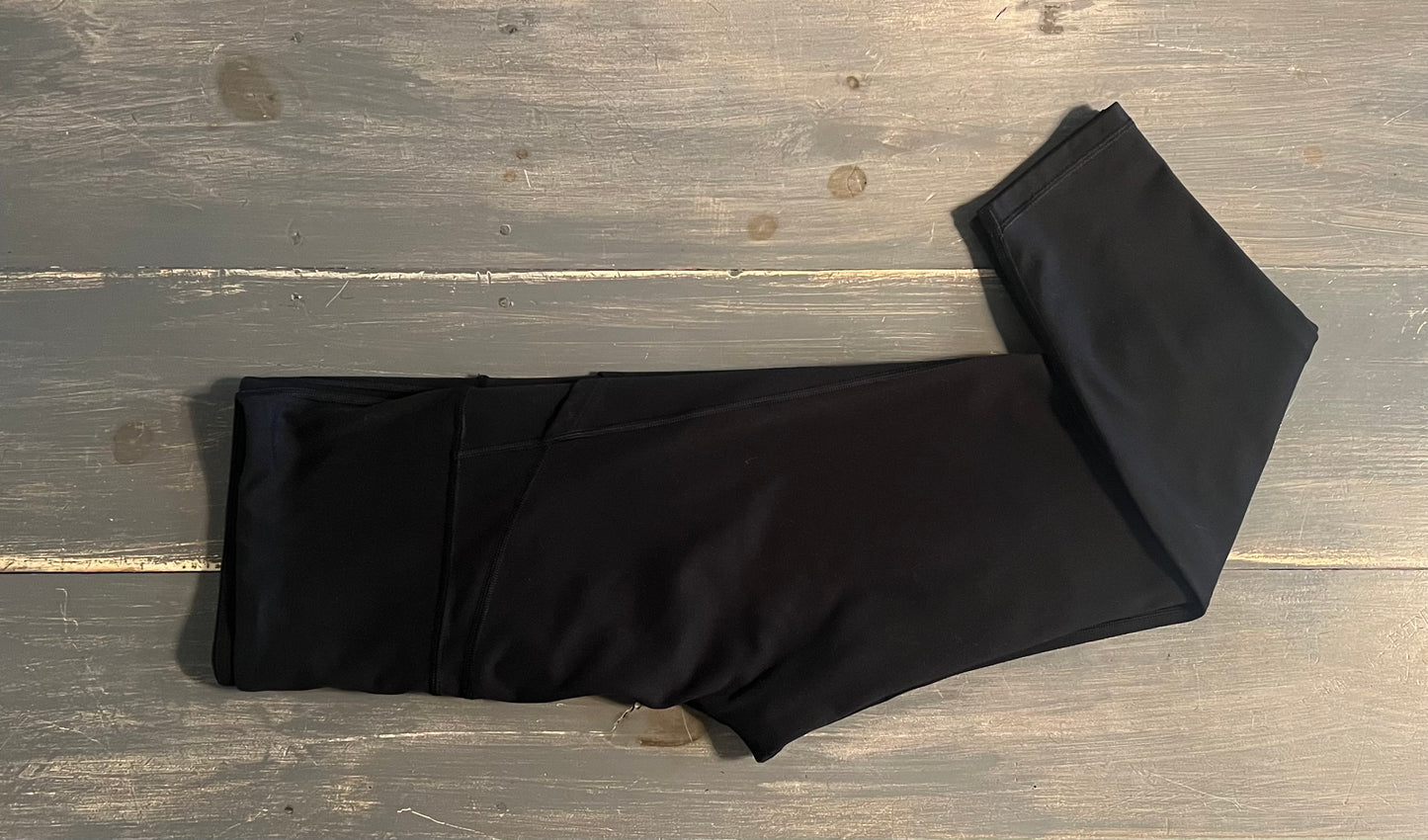 Active full panel 22" cropped pocket leggings, Black