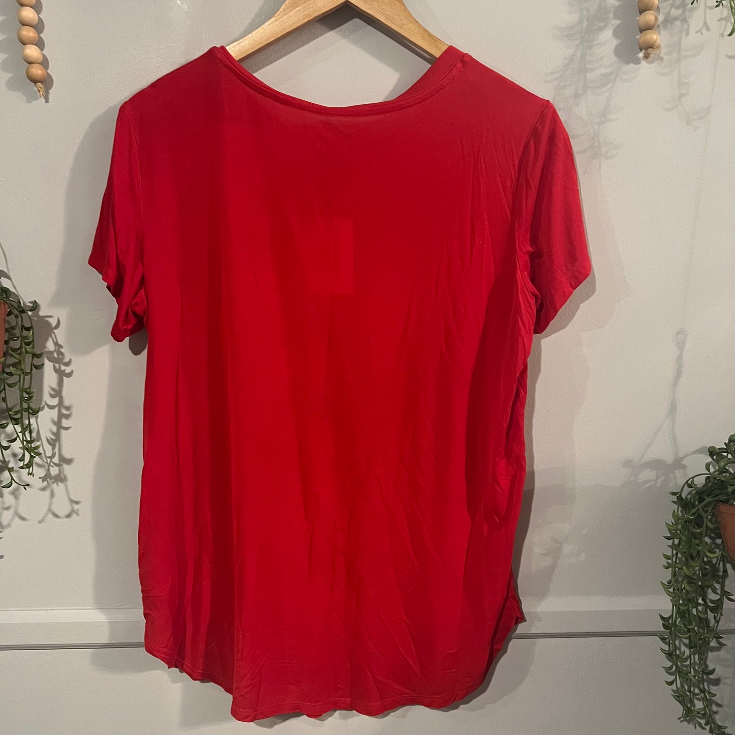 'Best Gift Ever' SS graphic tee, Red