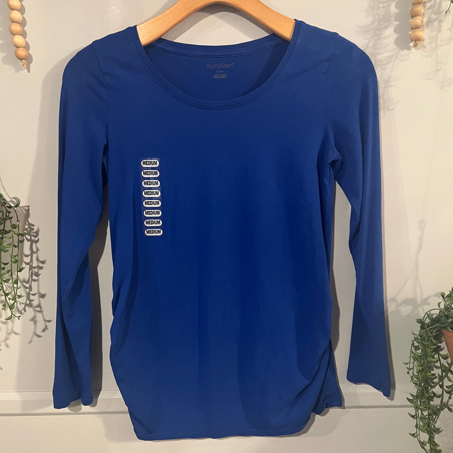 Essential round neck LS tee, Multi