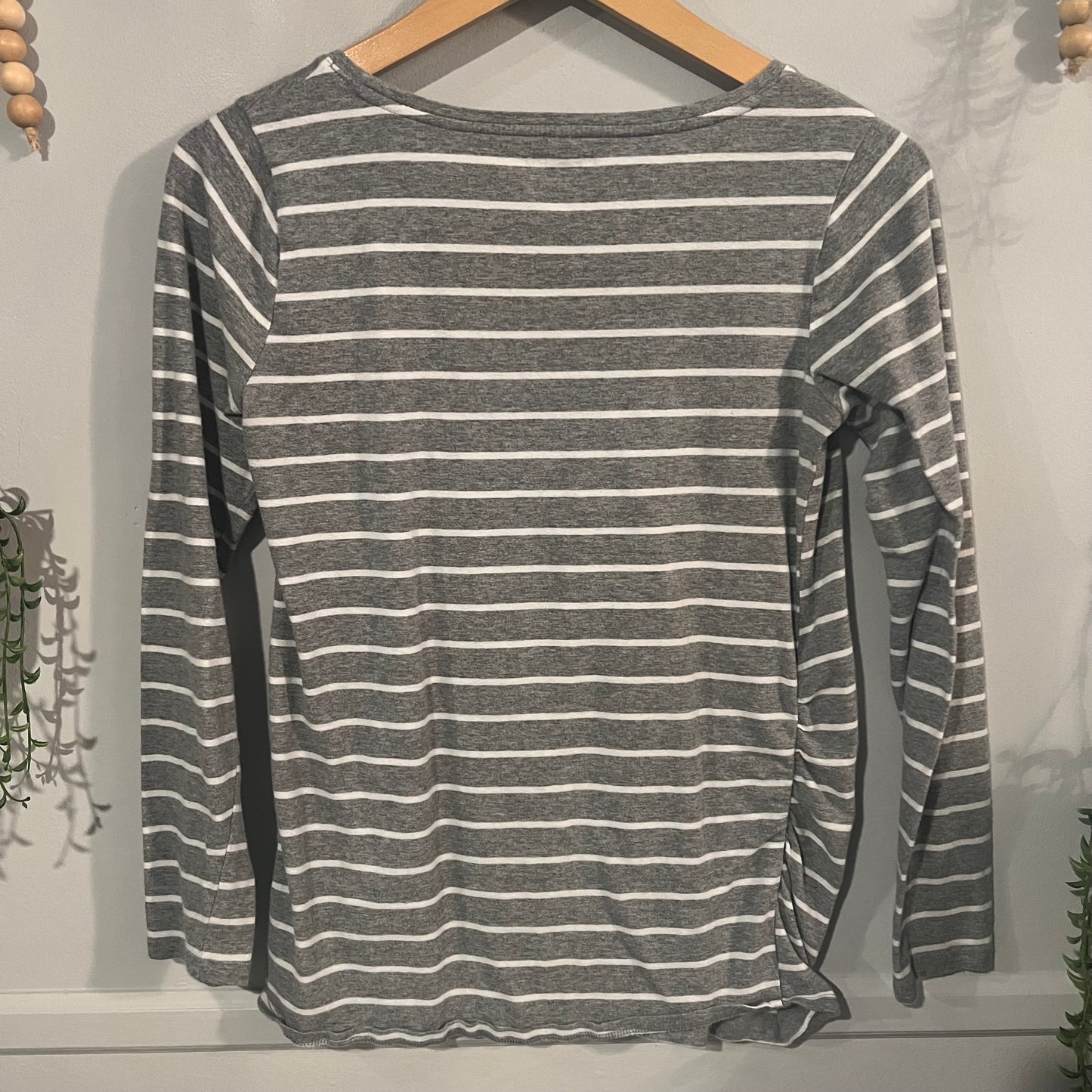 Essential round neck LS tee, Multi