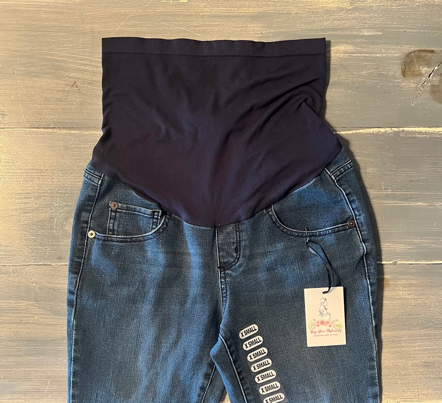 Full panel 27” skinny jeans, Multi Wash
