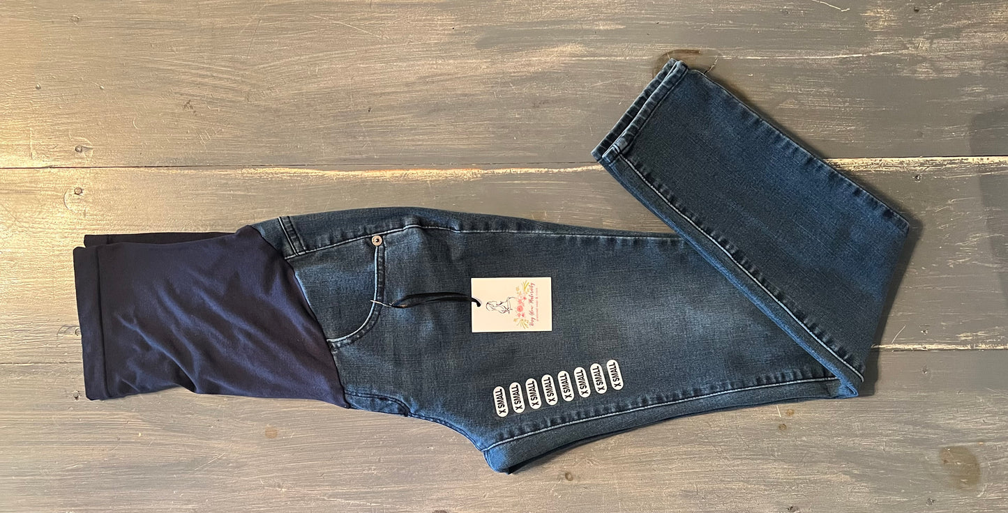 Full panel 27” skinny jeans, Multi Wash