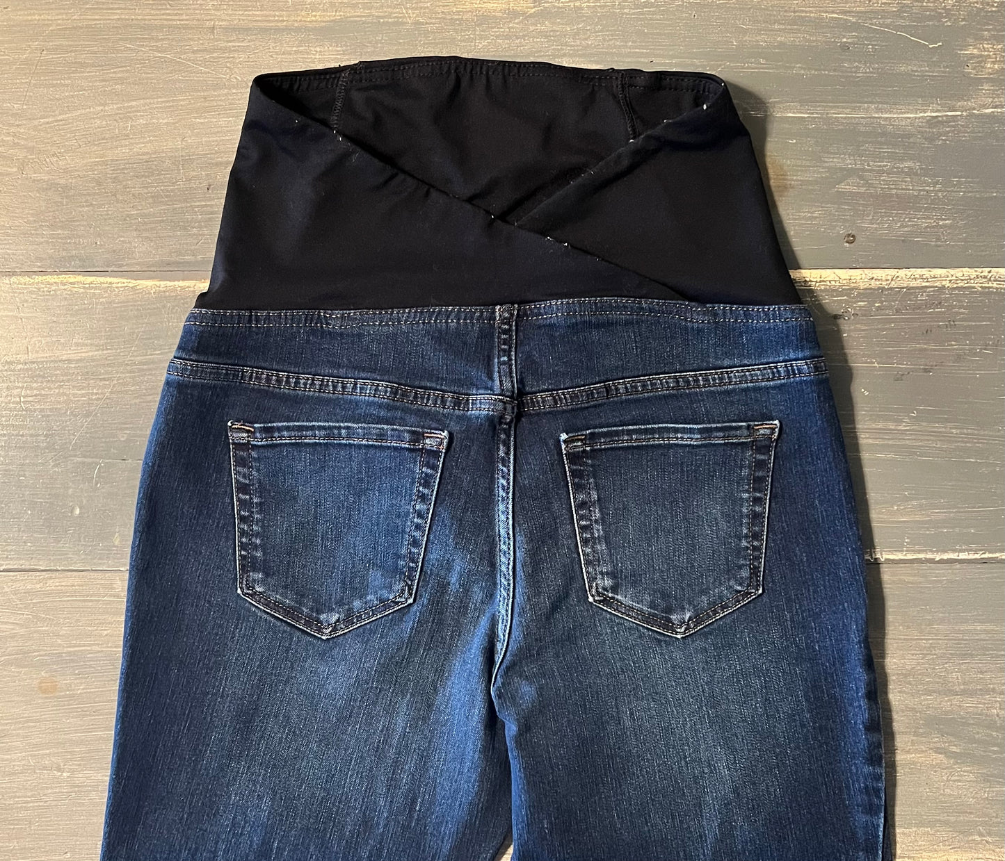 Convertible panel 27" skinny jeans, Multi Wash