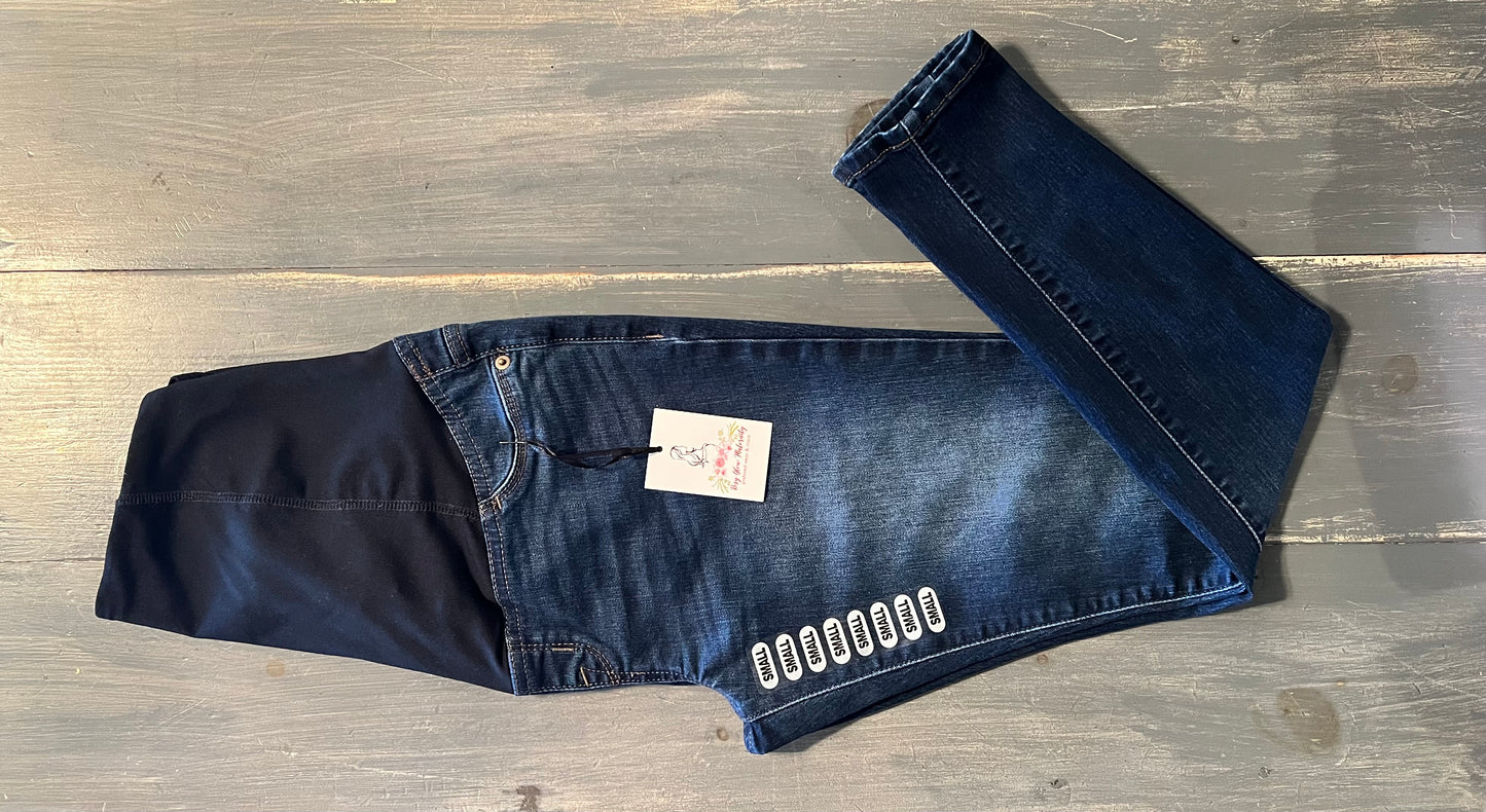 Convertible panel 27" skinny jeans, Multi Wash