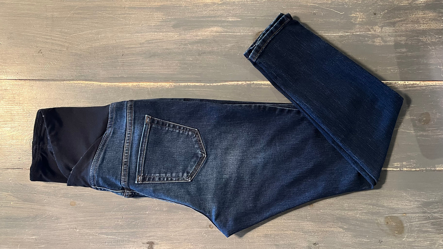 Convertible panel 27" skinny jeans, Multi Wash