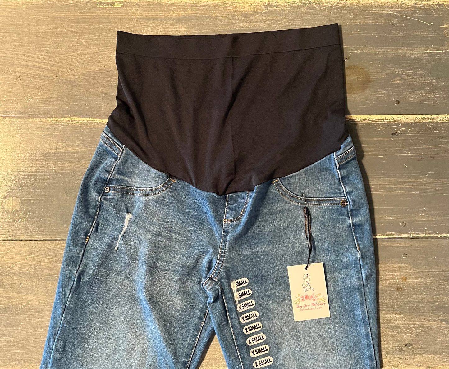 Full panel 26” skinny jeans, Medium wash