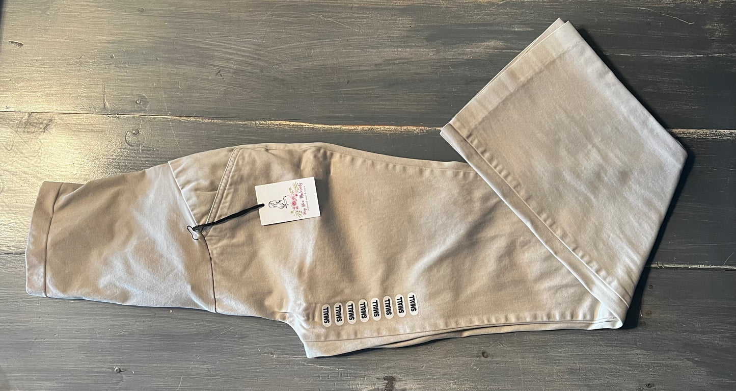 Full panel 29" straight leg pocket trousers, Sand