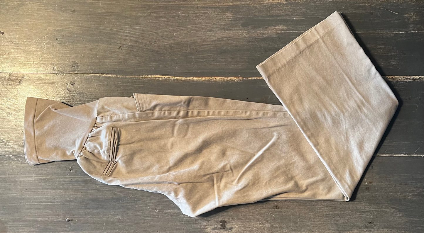 Full panel 29" straight leg pocket trousers, Sand