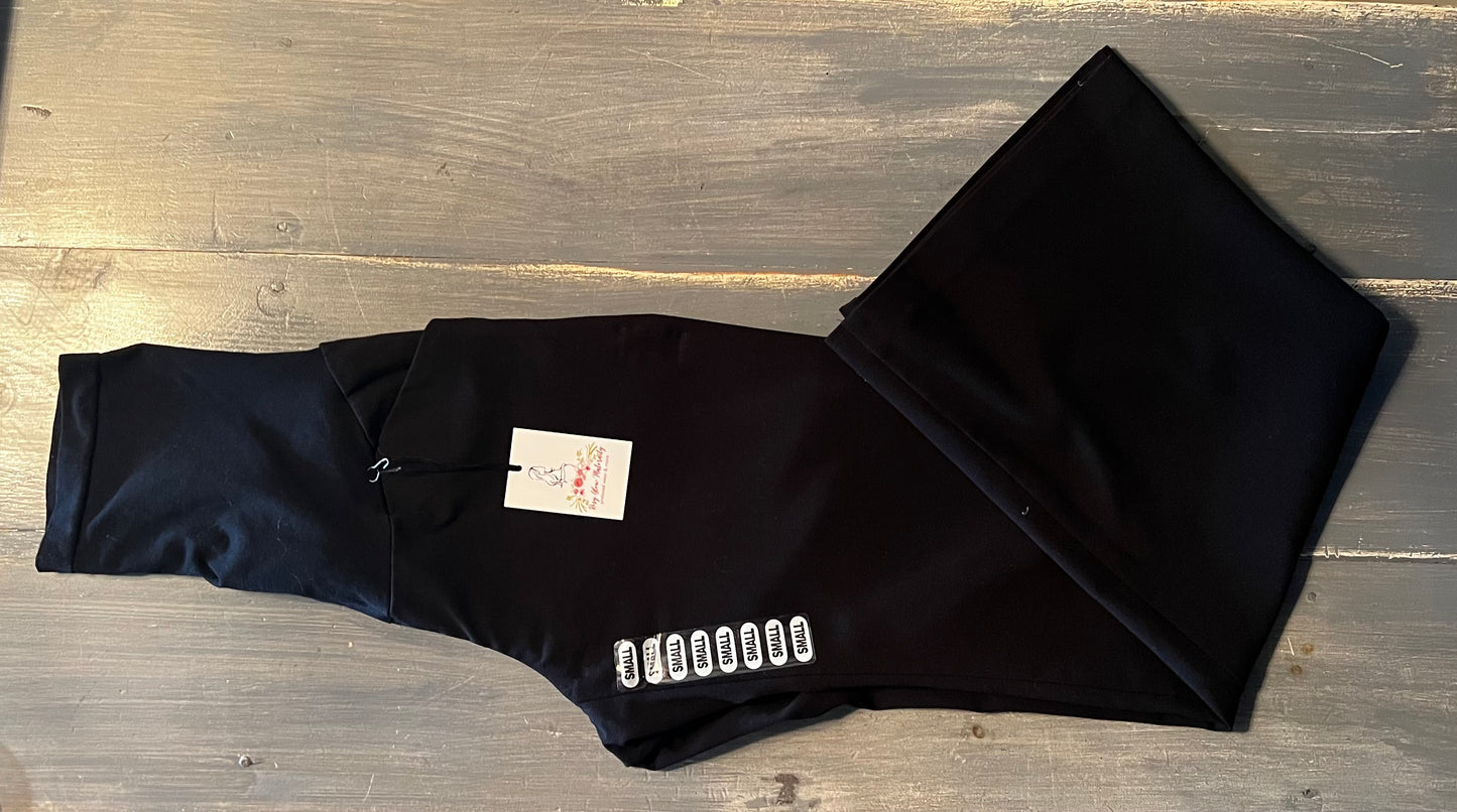 Classic full panel 30” bootcut trousers, Black