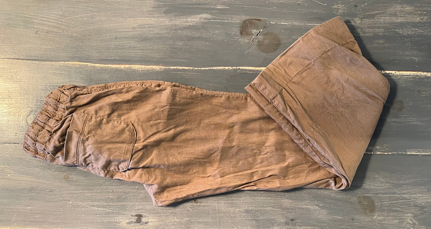 Full panel 28" linen pants, Macchiato