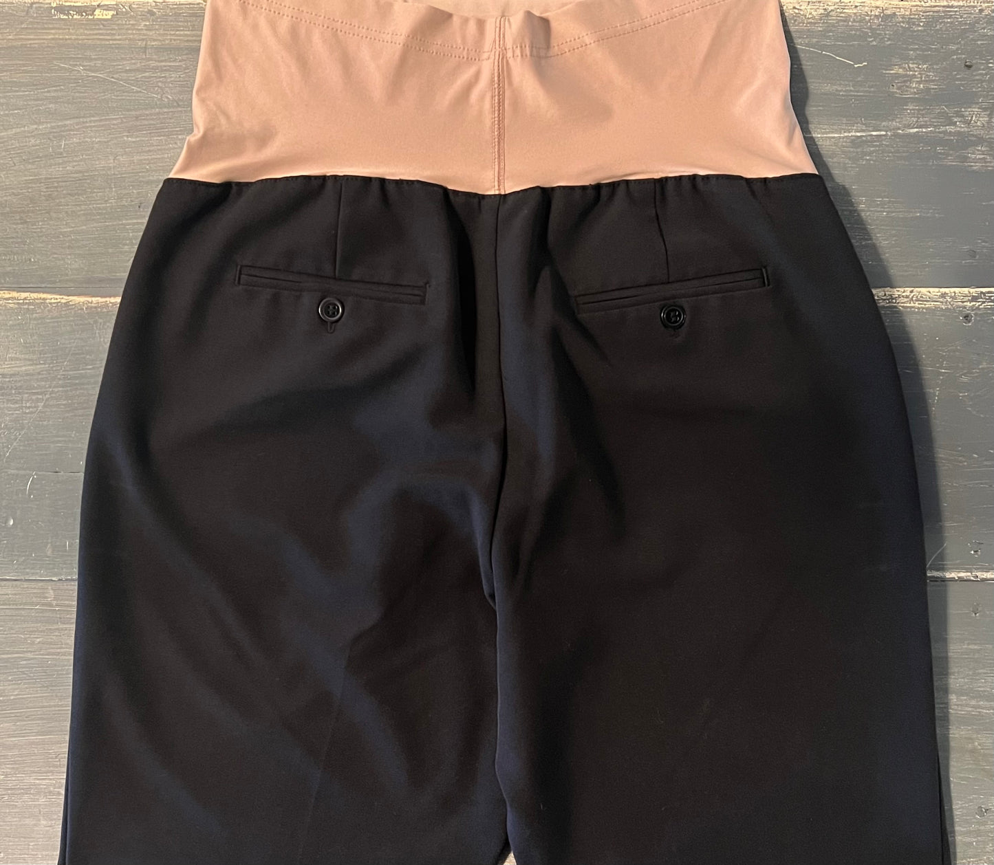Full panel 29" bootcut trousers, Black