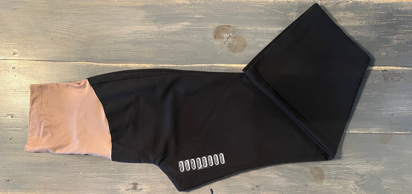 Full panel 29" bootcut trousers, Black