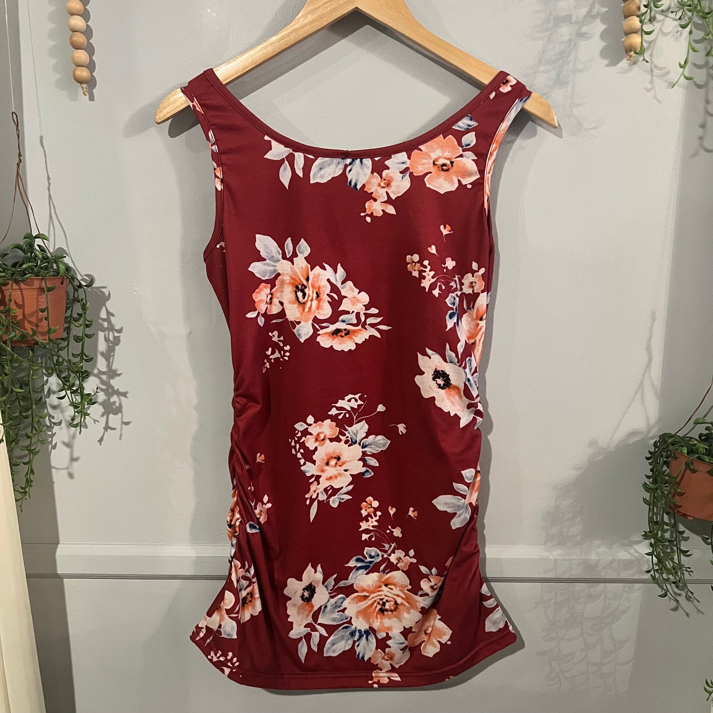 Essential fitted double scoop neck tank, Multi
