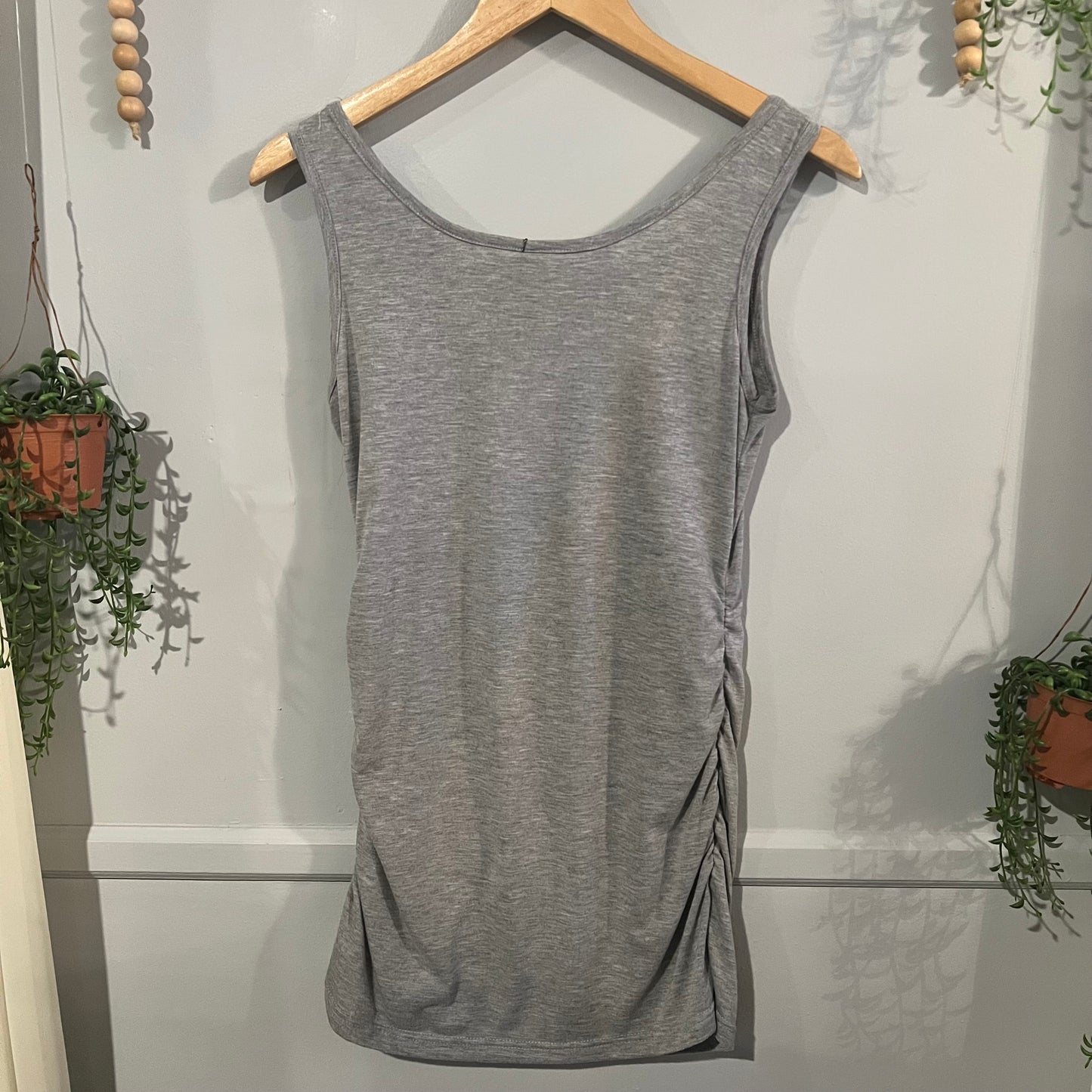Essential fitted double scoop neck tank, Multi