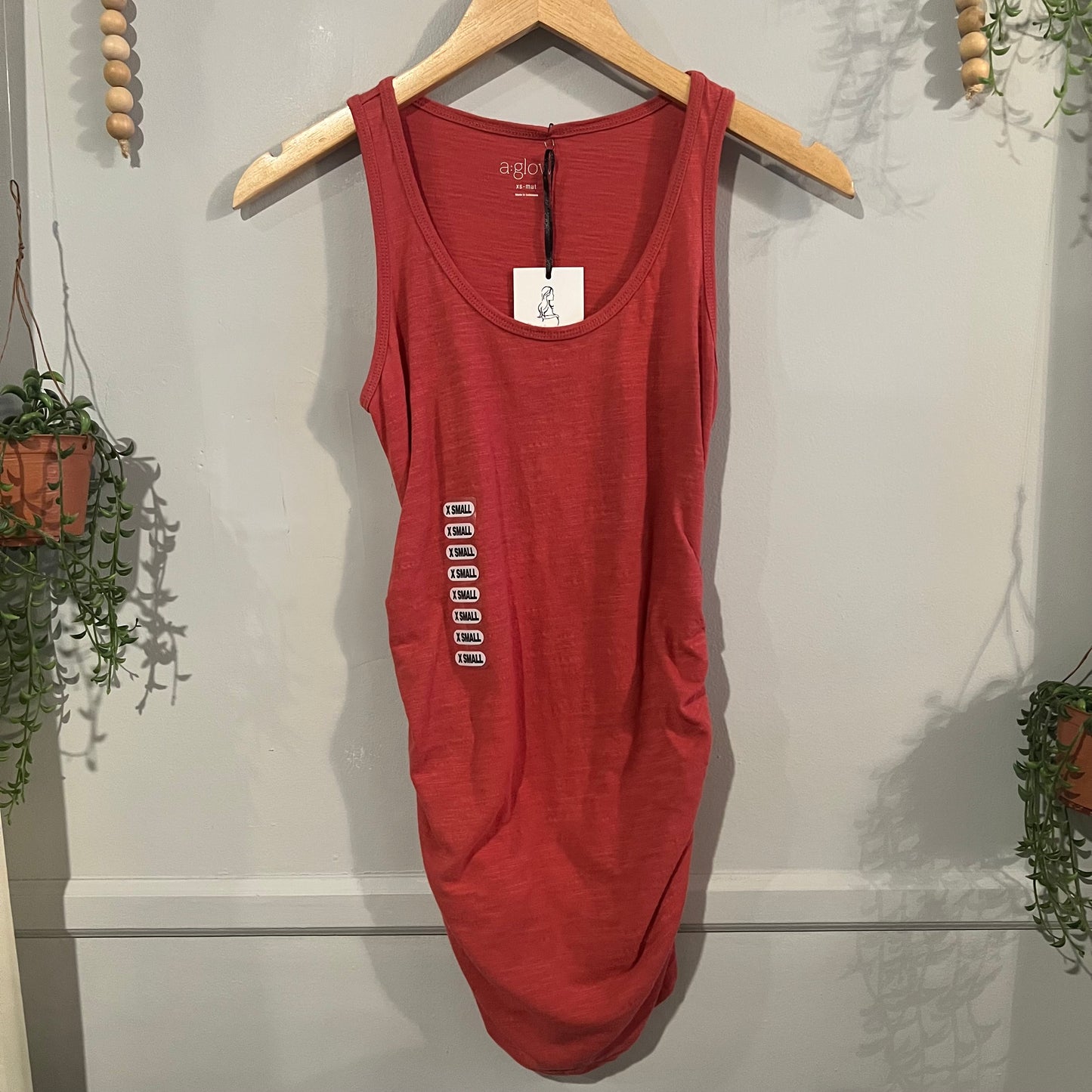 Essential fitted scoop neck tank, Multi