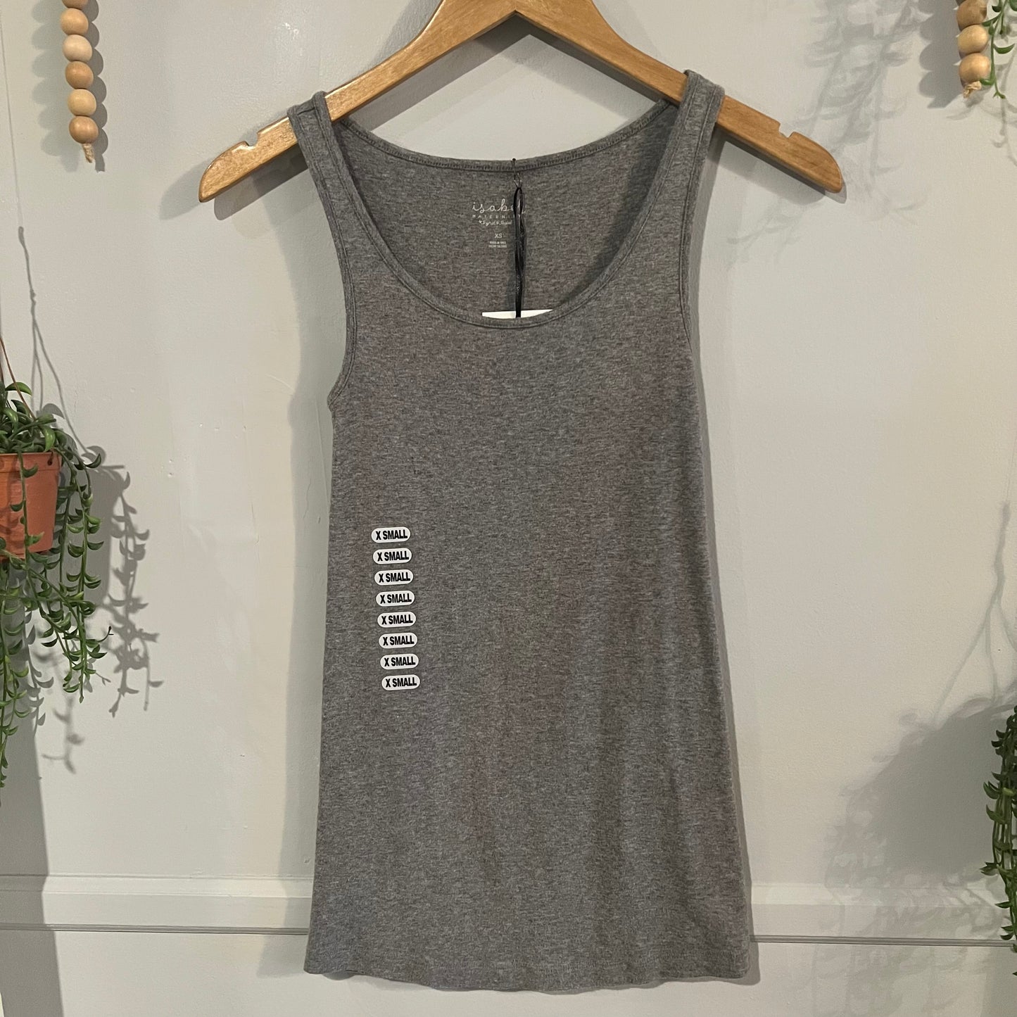 Basic scoop neck tank, Multi