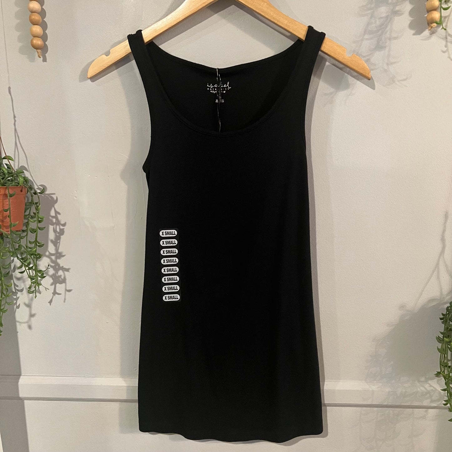 Basic scoop neck tank, Multi