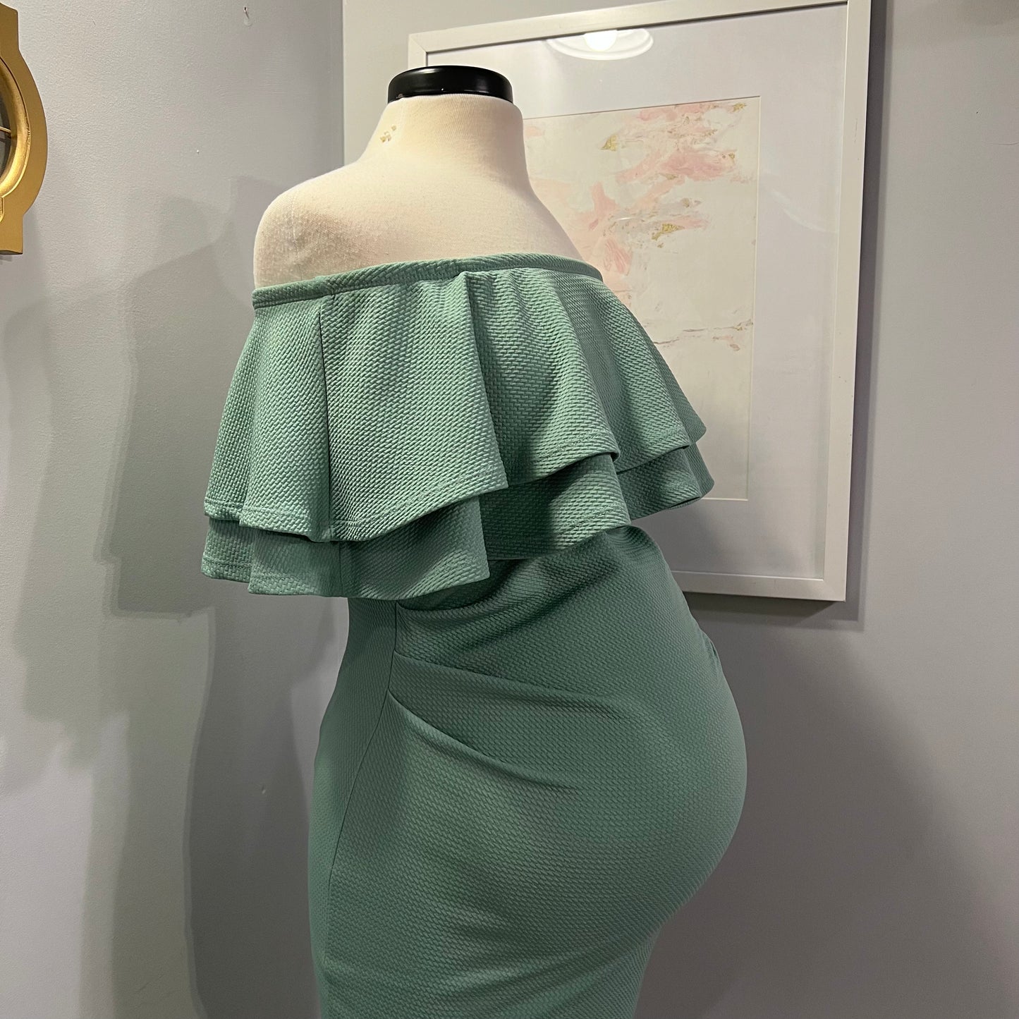 Ruffle Rendez-vous in Sage