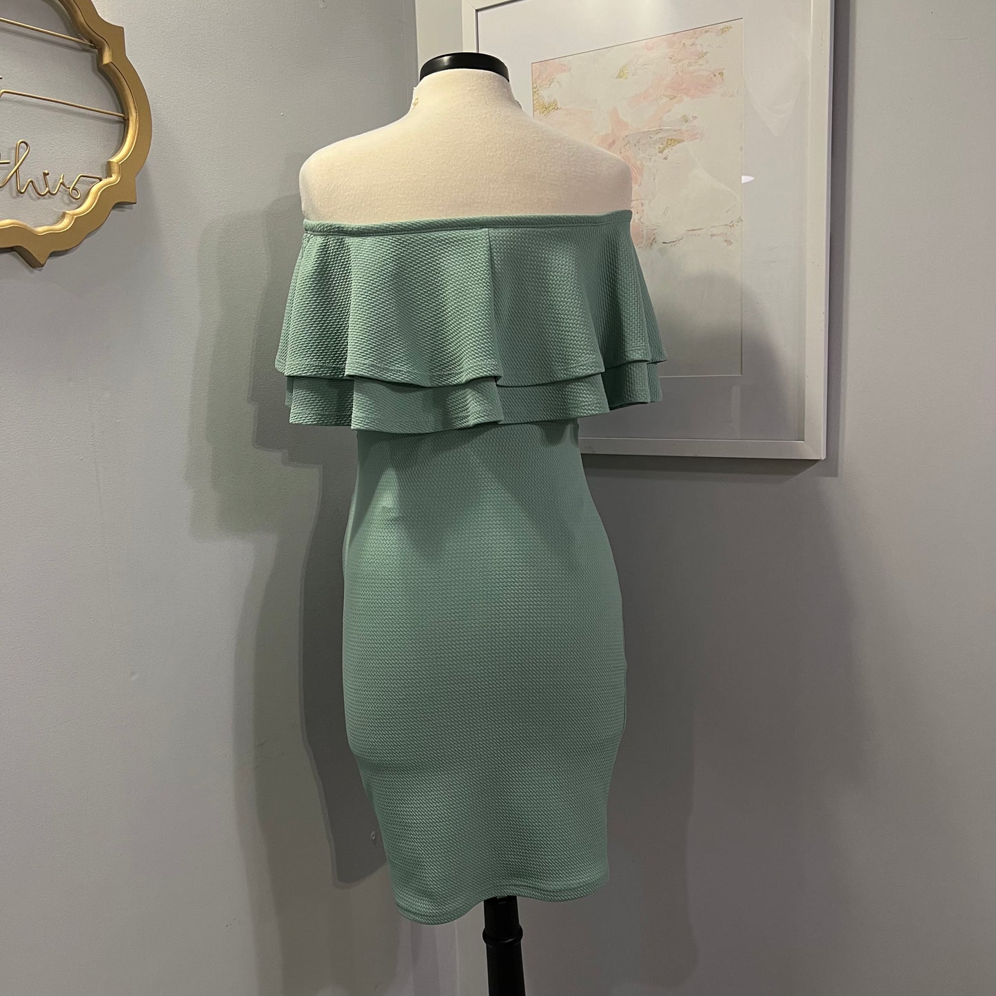 Ruffle Rendez-vous in Sage