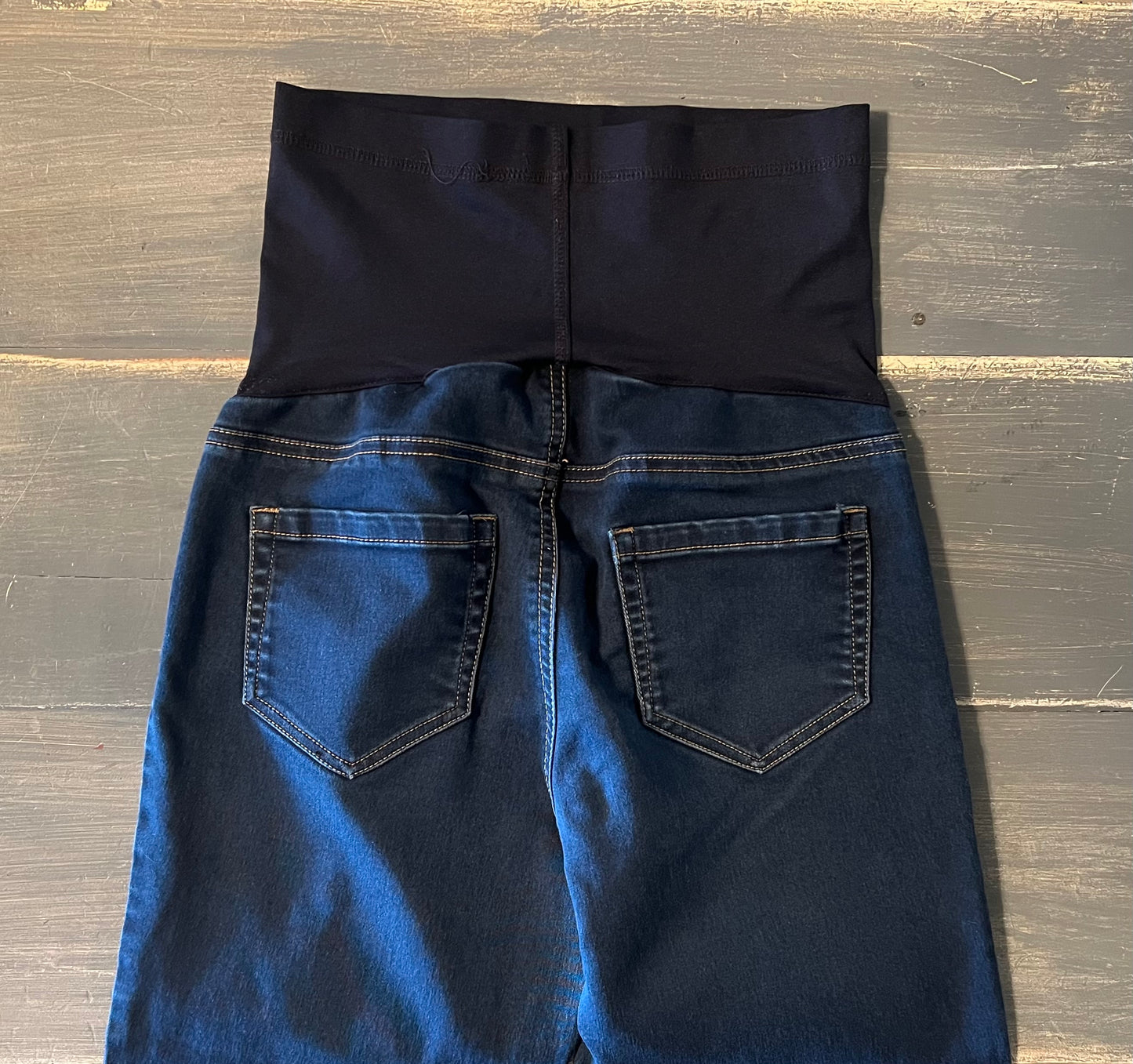 Essential full panel 28" skinny jeans, Dark wash