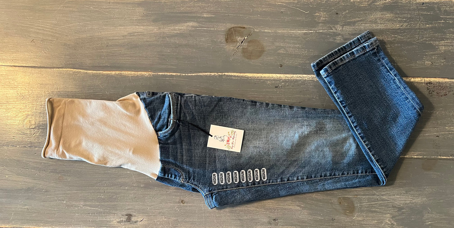 Essential full panel 28" skinny jeans, Multi wash