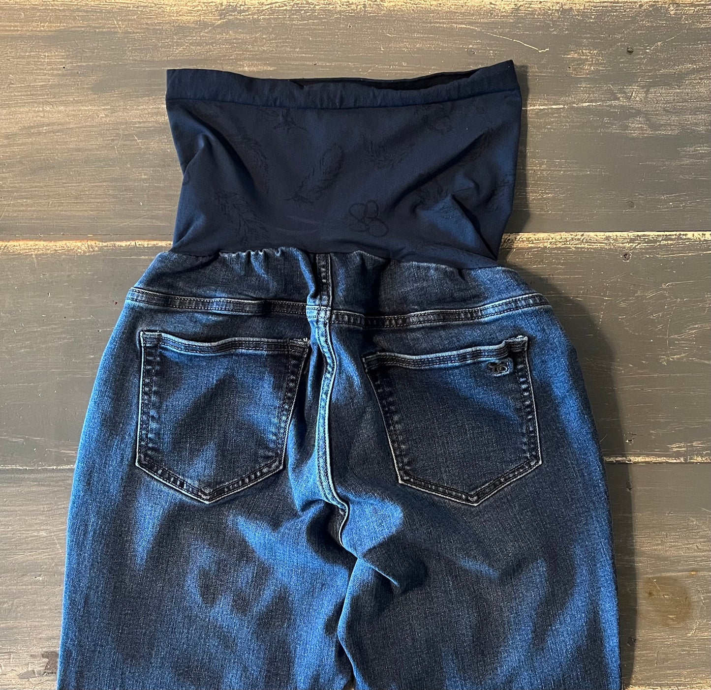 Essential full panel 28" skinny jeans, Dark wash