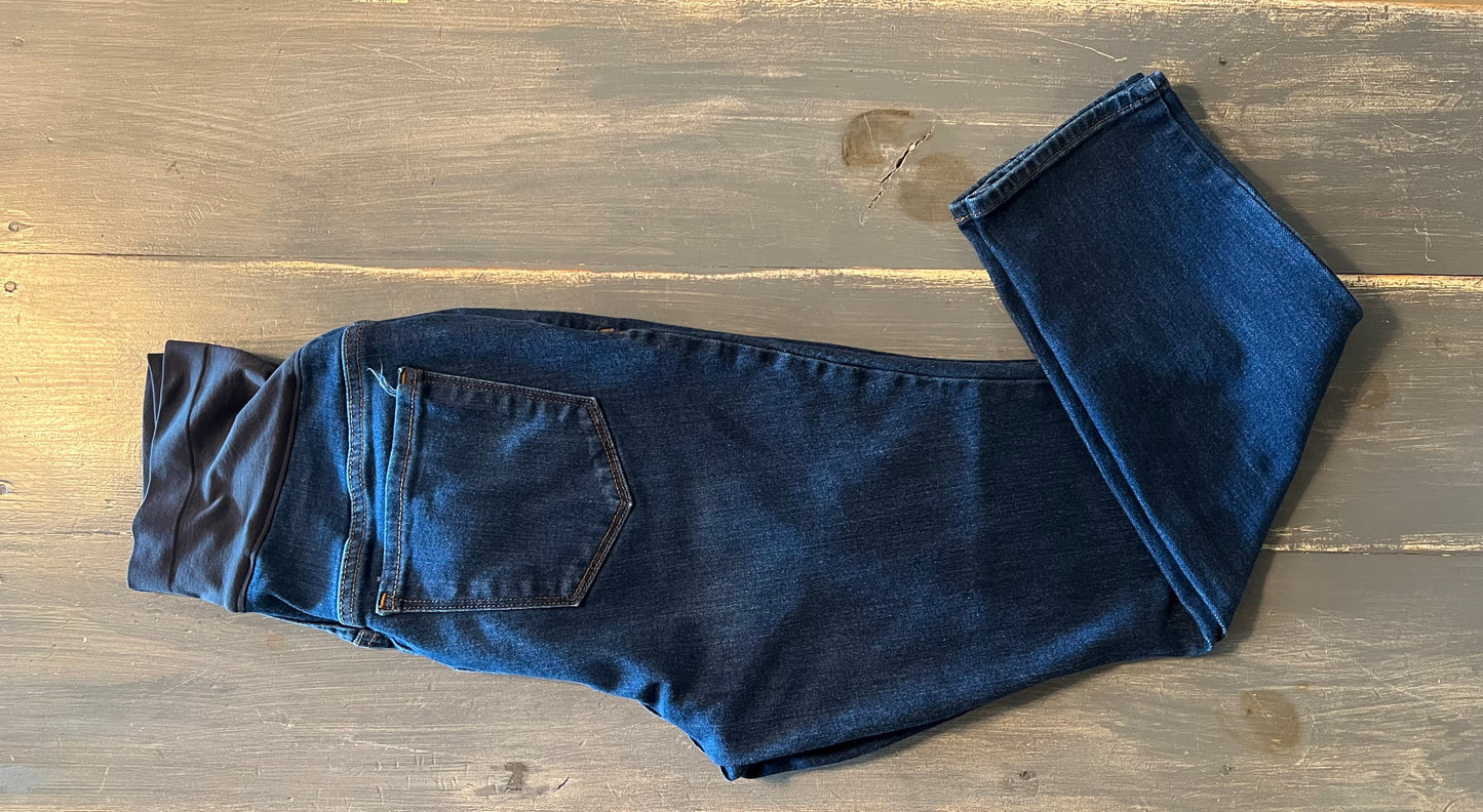 Full panel 26” skinny jeans, Dark wash