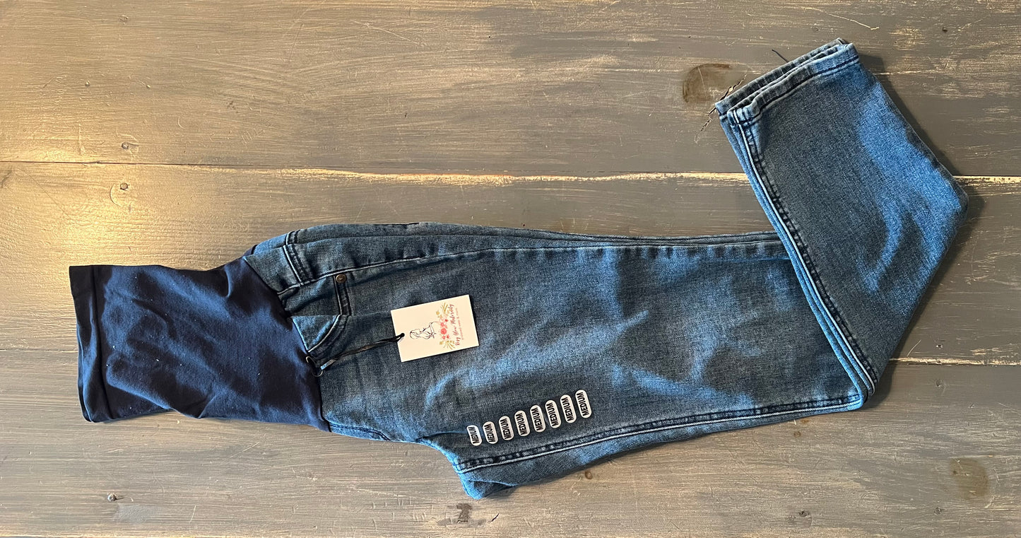 Full panel 27" skinny jeans, Medium wash