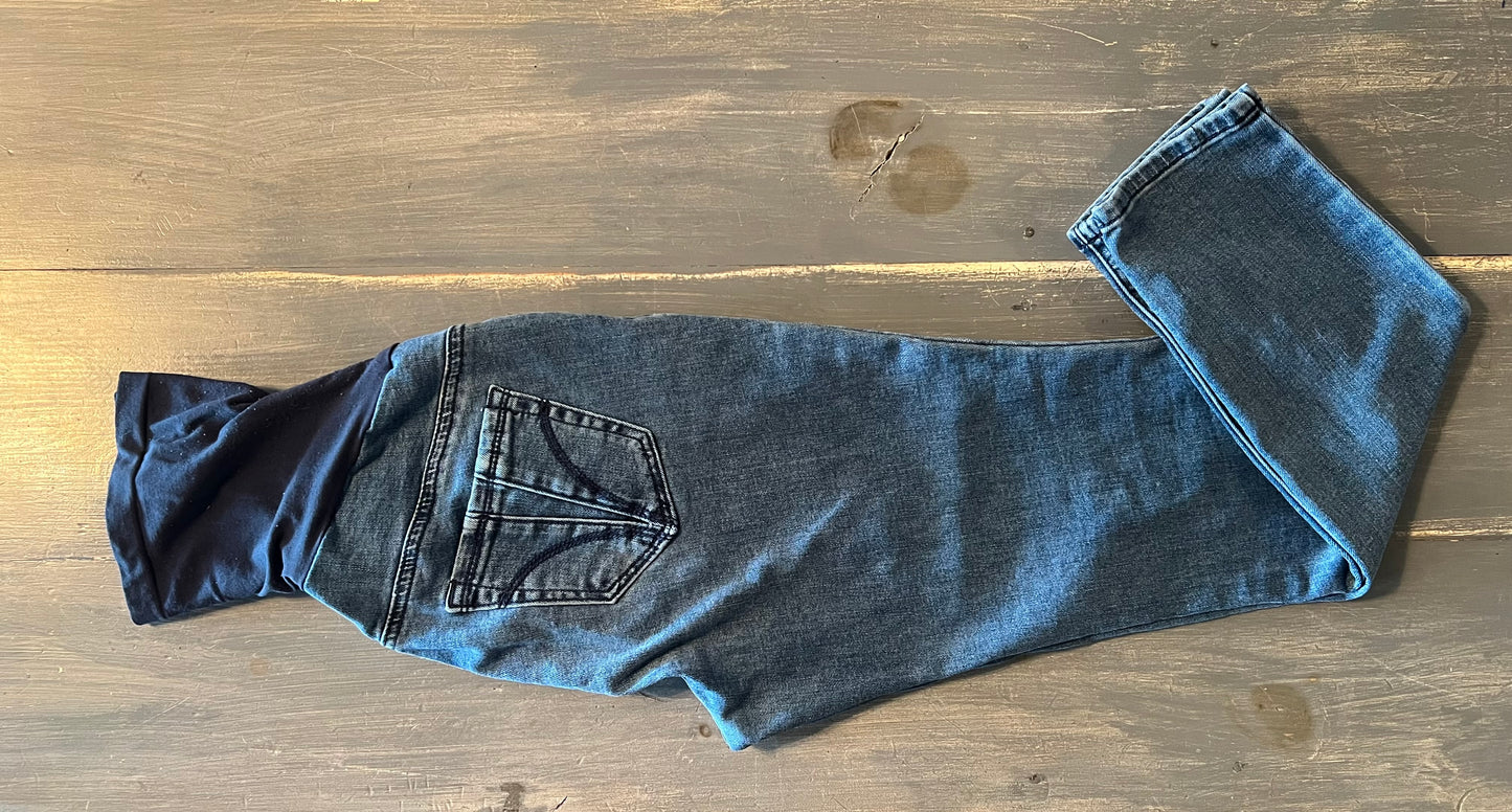 Full panel 27" skinny jeans, Medium wash